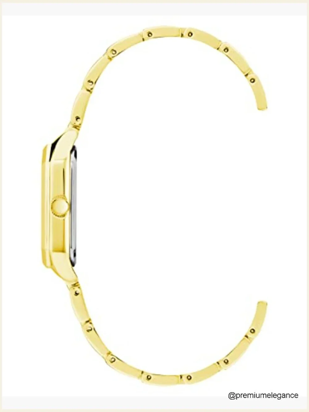 Women's Gold-Tone Bracelet Watch with Crystal Accents